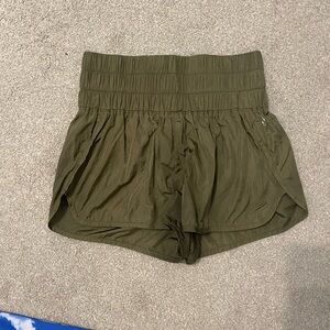 Free People high waisted running shorts